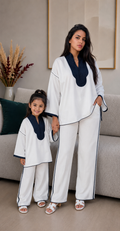 Ensemble Mère Fille Jabador Blanc
