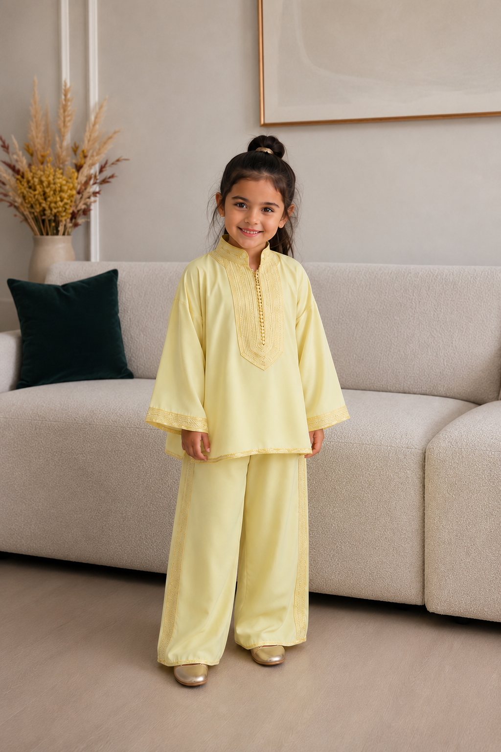 Ensemble Fille Jabador Jaune Pastel