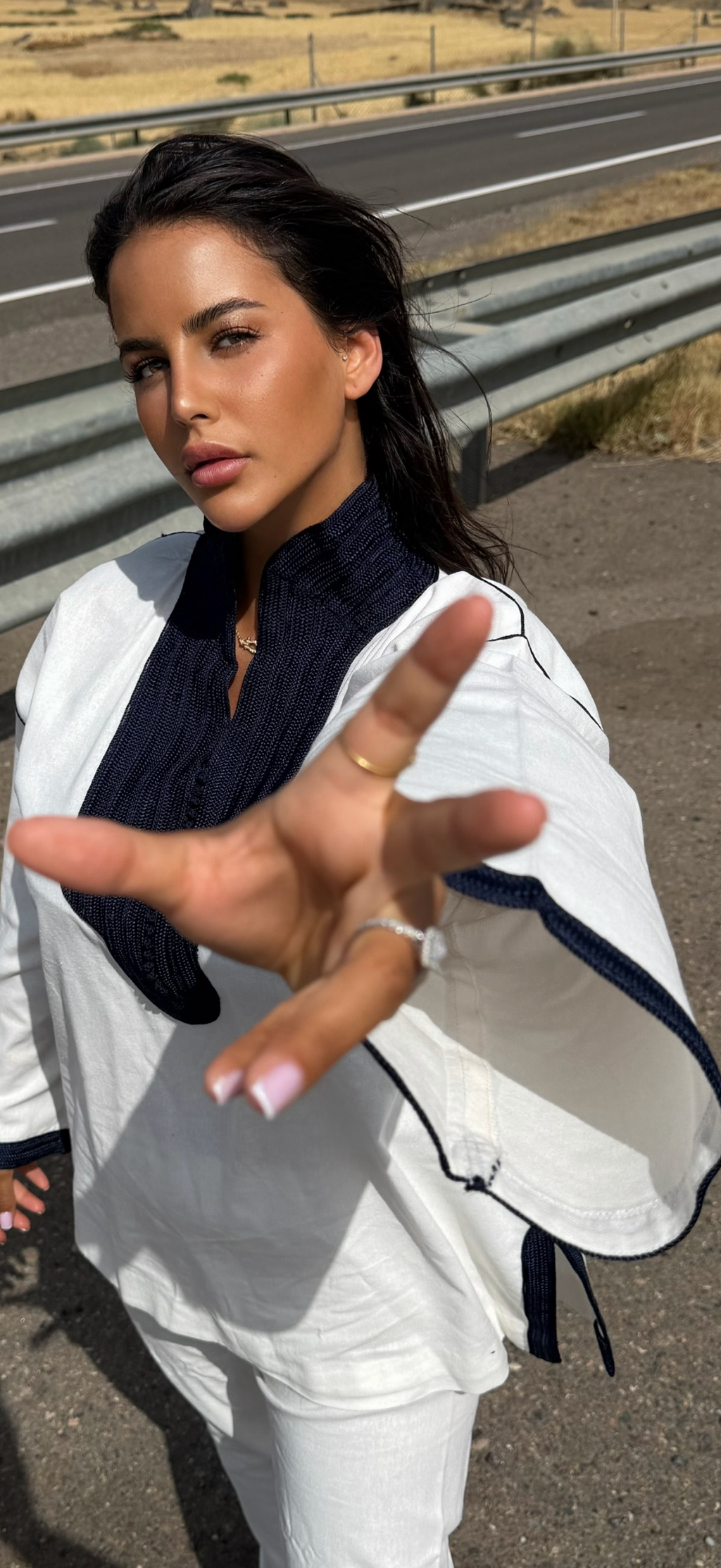 Ensemble Jabador Blanc & Bleu Nuit