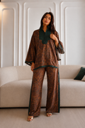 Ensemble Jabador Marron & Vert Émeraude