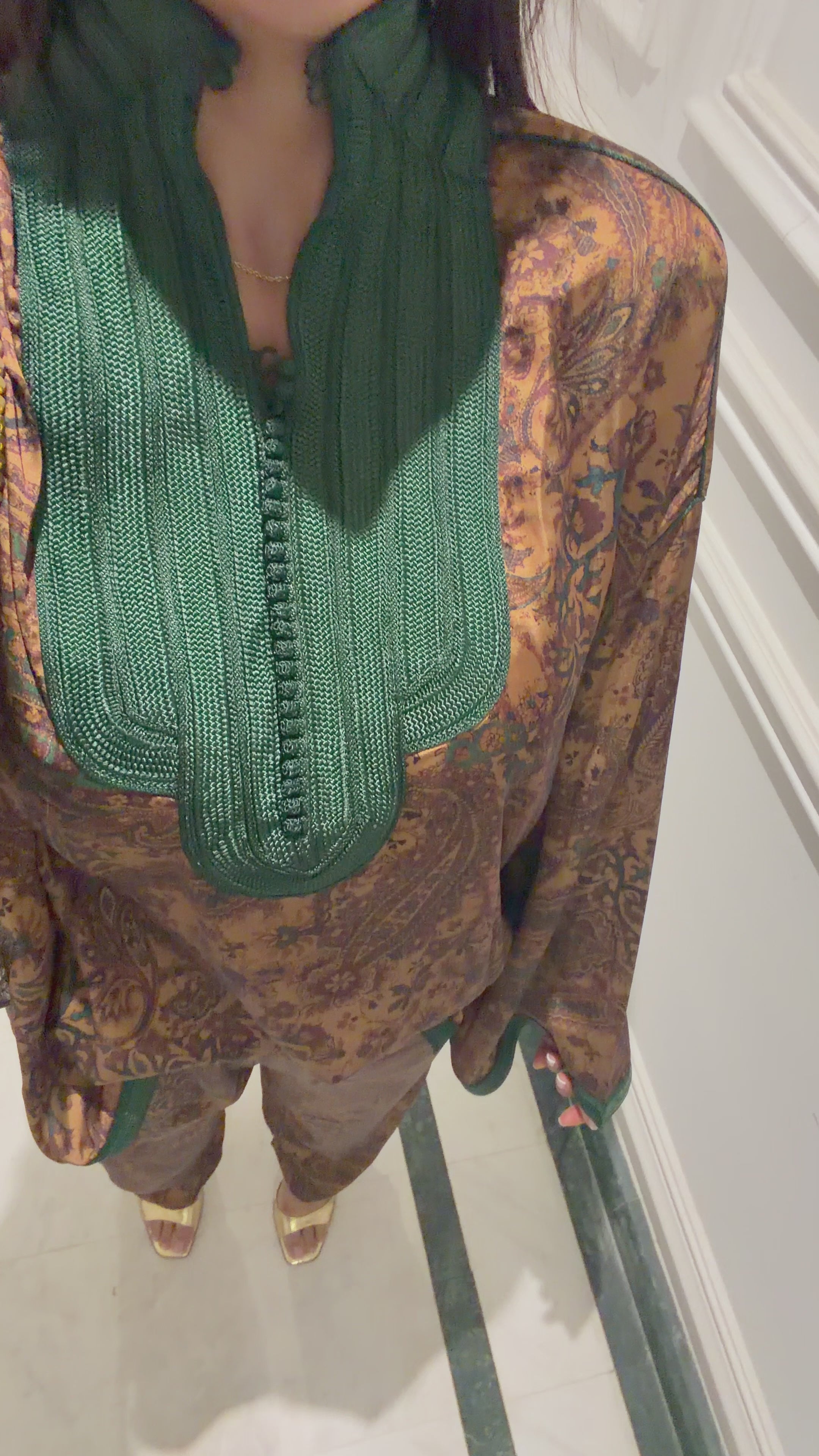 Ensemble Jabador Marron & Vert Émeraude